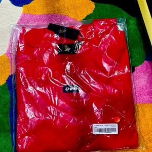 Brand new sweater crew neck for men made in Canada red